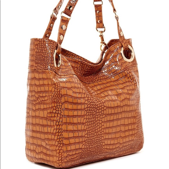 ⭐️Candy Coated Shiny Croc Embossed Tote - Picture 7 of 8